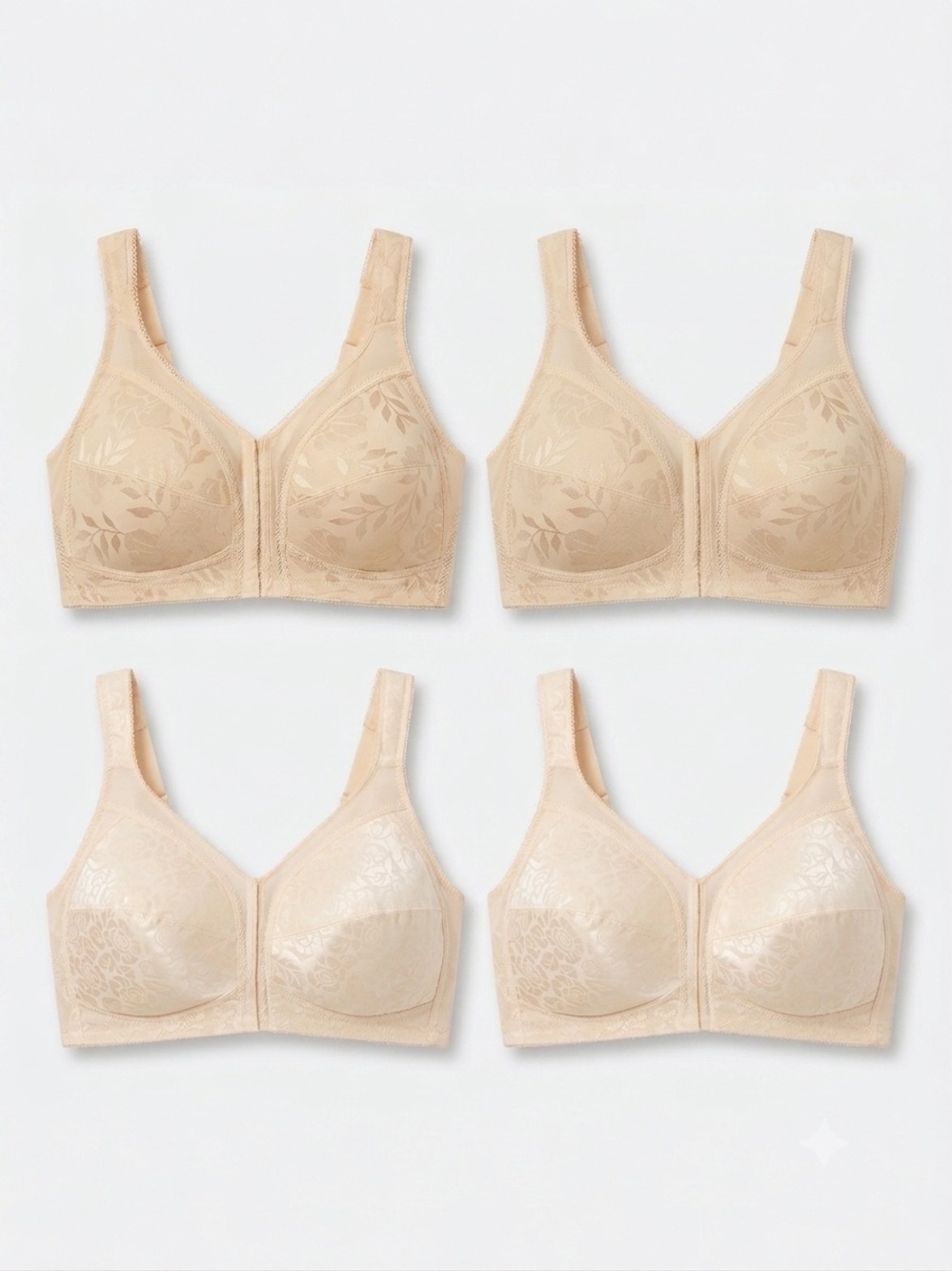 Playtex 18 Hour Shoulder Comfort Wireless Bra Bundle Set of 4 42|95 DD